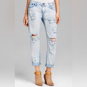 One Teaspoon Awesome Baggies Boyfriend Low Rise Jeans size 28